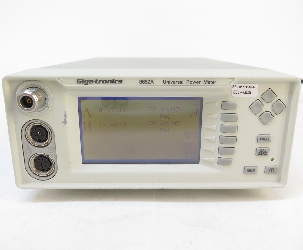 Gigatronics 8652A Universal RF Power Meter Options 12
