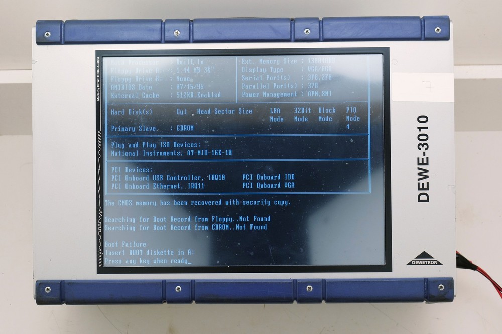 Dewetron DEWE-3010 Data Acquisition System – For Parts