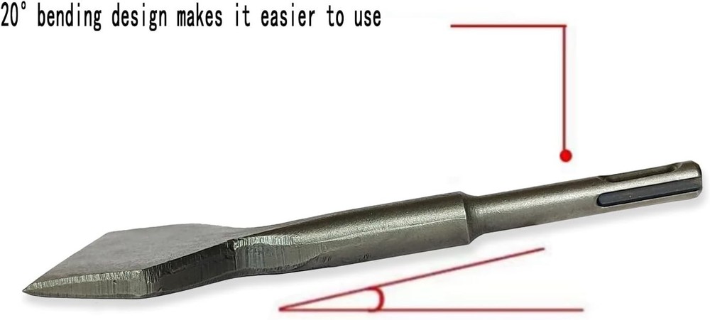 3" Wide SDS Plus Chisel, Tile Removal Tool, Chisel x 6" Long