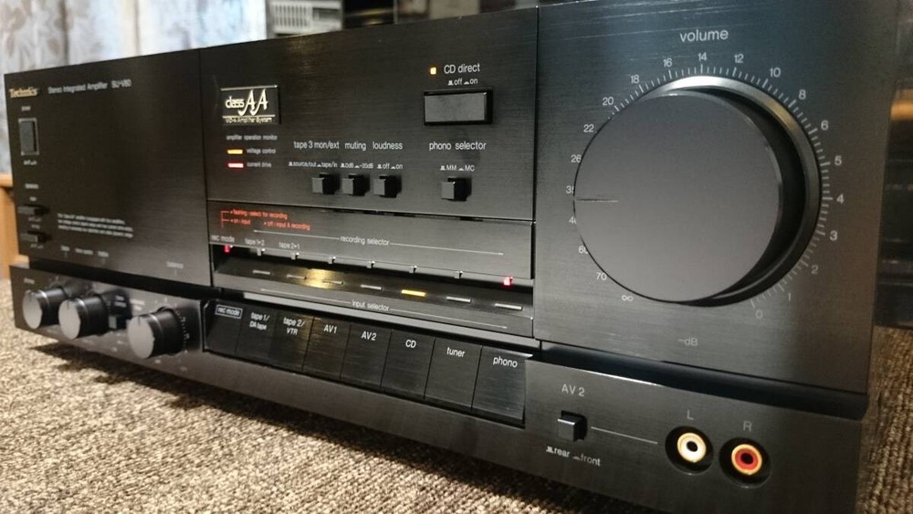 Technics SU-V80 Stereo Integrated Amplifier Class AA Transformer Tested JP JN02