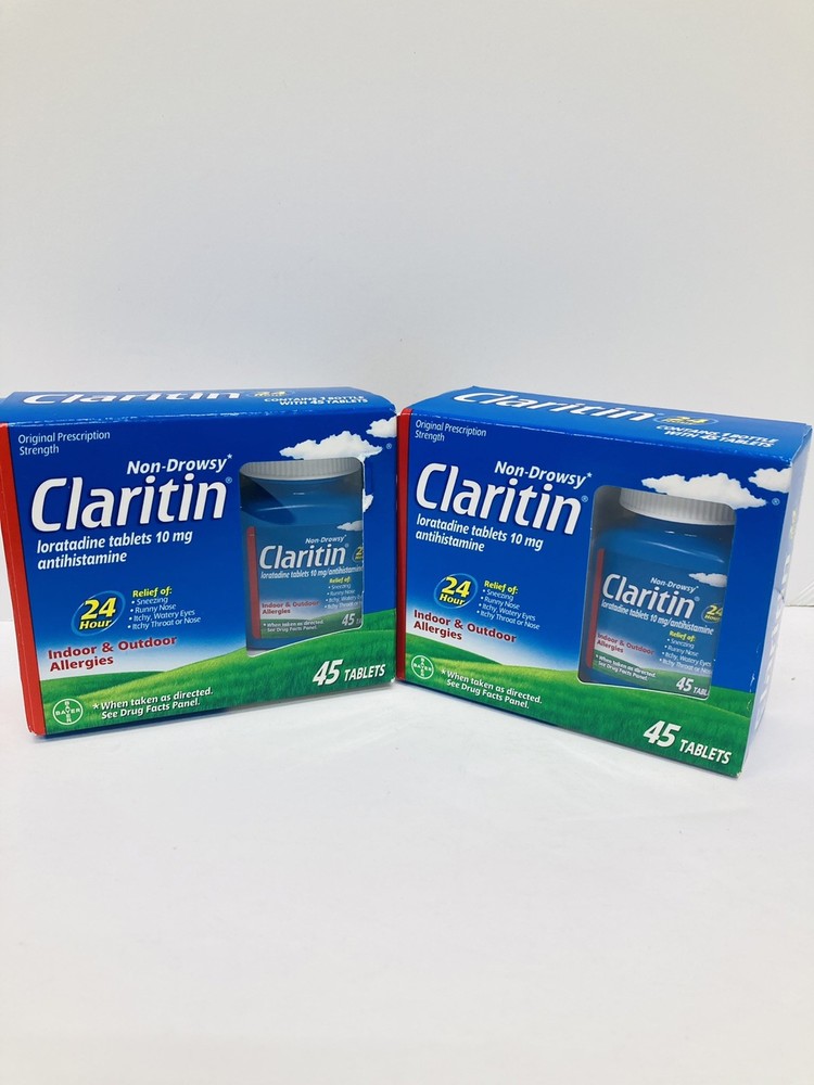 Claritin Non-drowsy 45tablets EXP 4/26