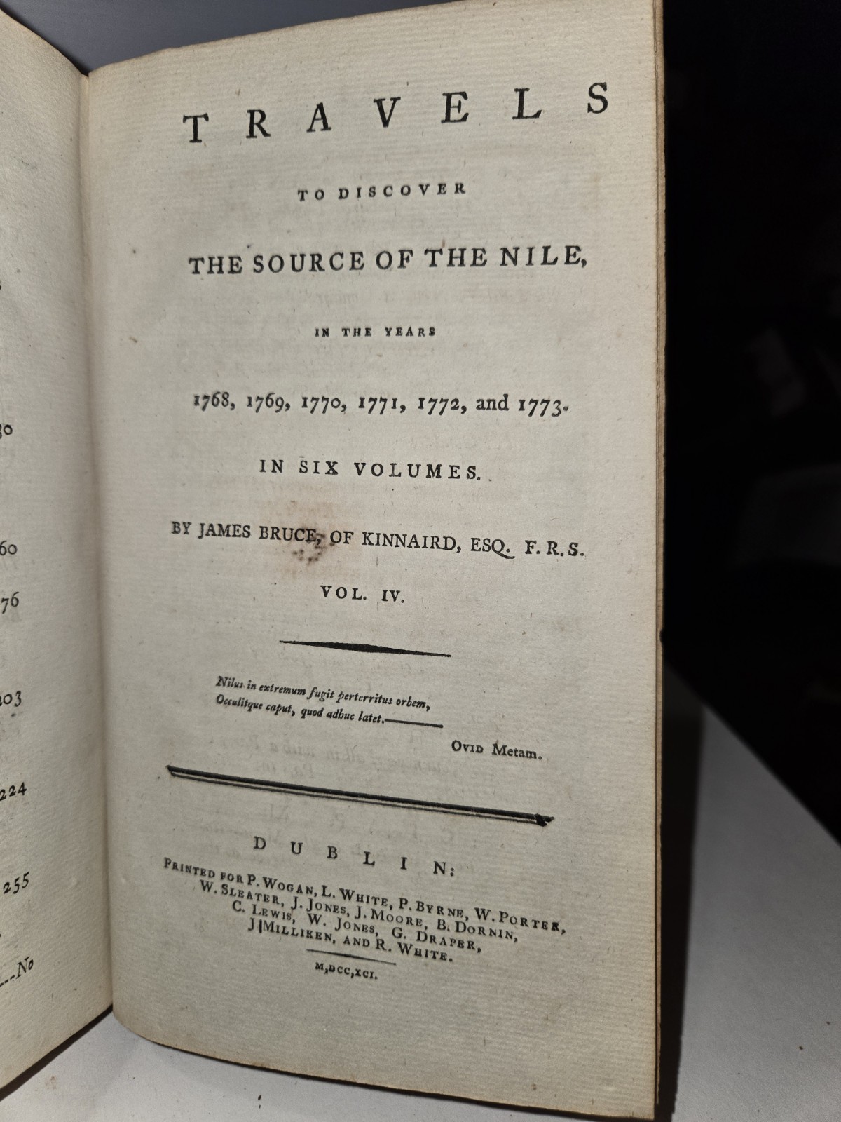 Bruce's TRAVELS TO DISCOVER THE SOURCE OF THE NILE 1768-1773 1st Complete Set