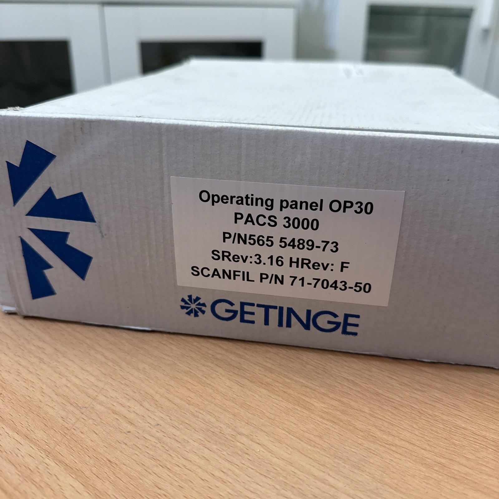 Getinge OP30 Operating Panel PACS 3000 P/N 5655489-73 Sterilizer Control NOS