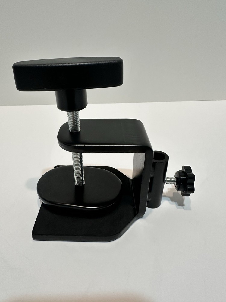 C Type Adjustable Metal Mounting Table Clamp W/ Plastic Handle. Base Universal