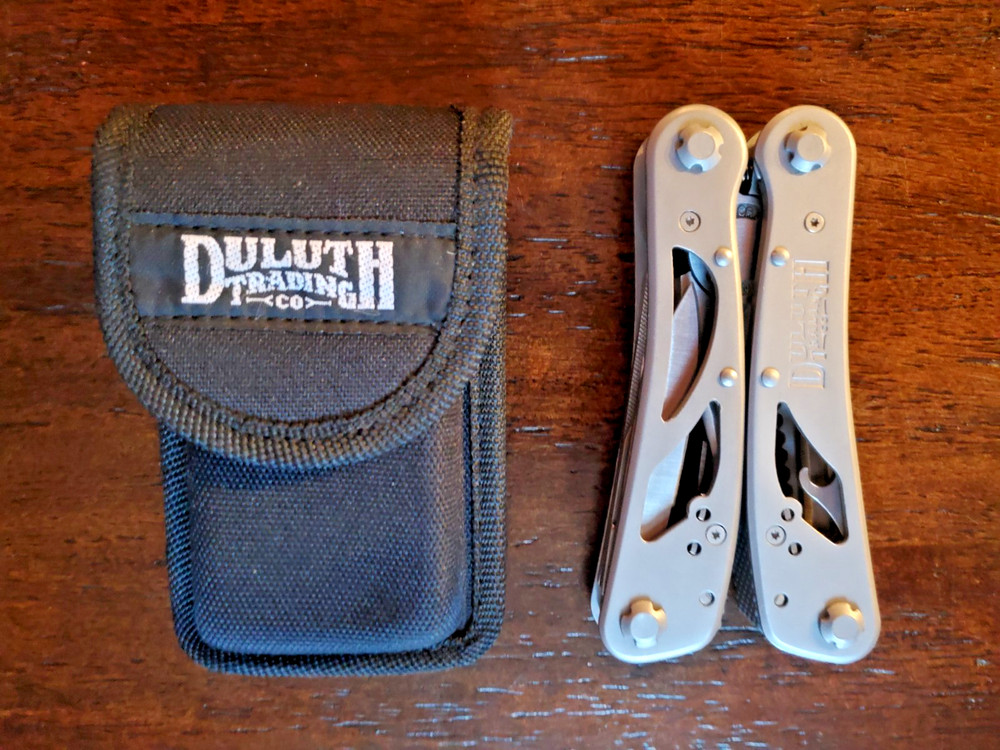Duluth Trading Co 2CR Stainless Multi Tool Folding with case