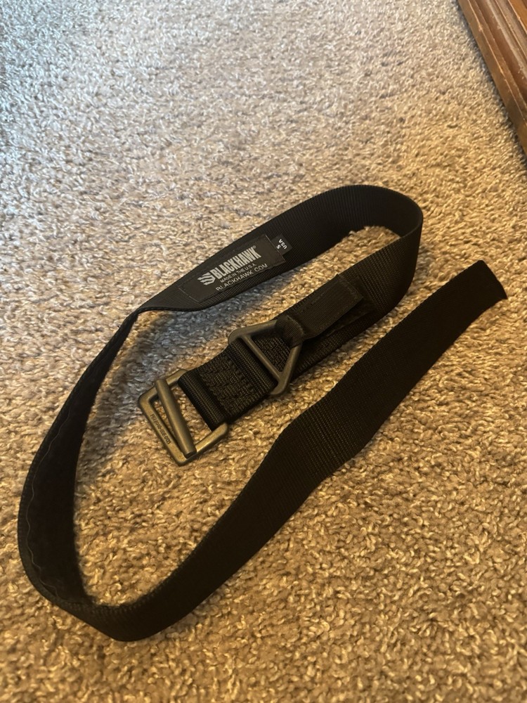 BLACKHAWK CQB/RIGGER'S BELT Black Size Small