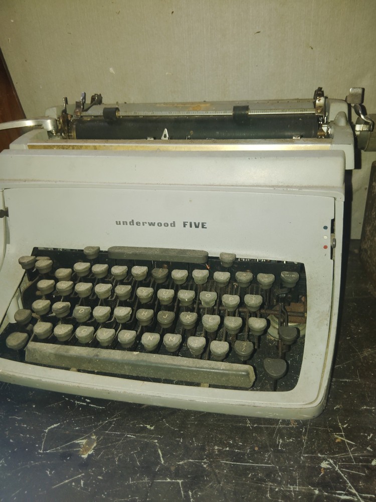 underwood typewriter no 5 working
