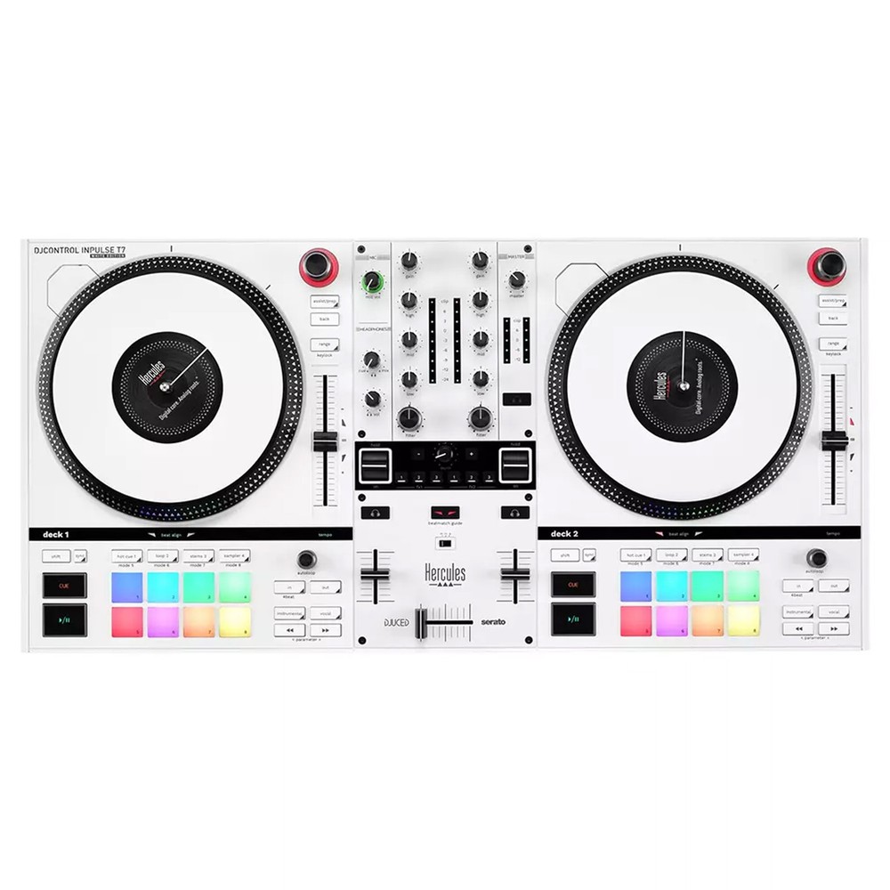 Hercules DJ Inpulse T7 DJ Controller White