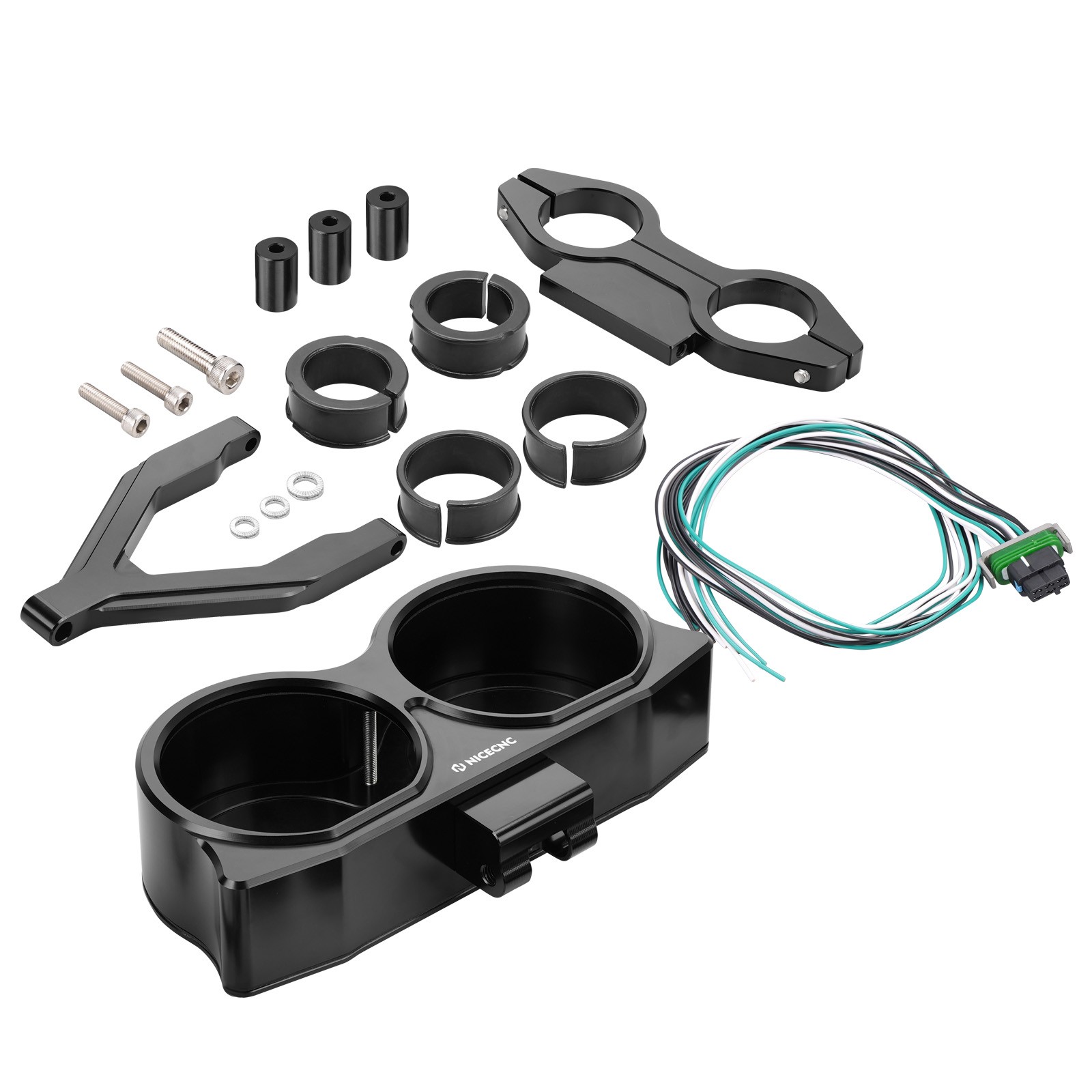 Gauges Relocation Mount Bracket Kit For Harley Road Glide ST FLTRXST 2022-2023