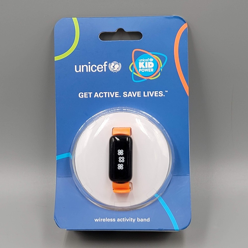UNICEF Kid Power Wireless Activity Band Orange NEW