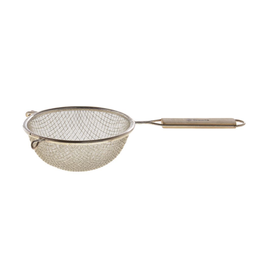 Browne 6-1/4" Wide Medium Double Mesh Strainer