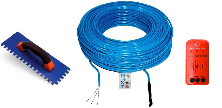 Ardex FLEXBONE Radiant Floor Heating Cable 240V With Fault Indicator, Trowel