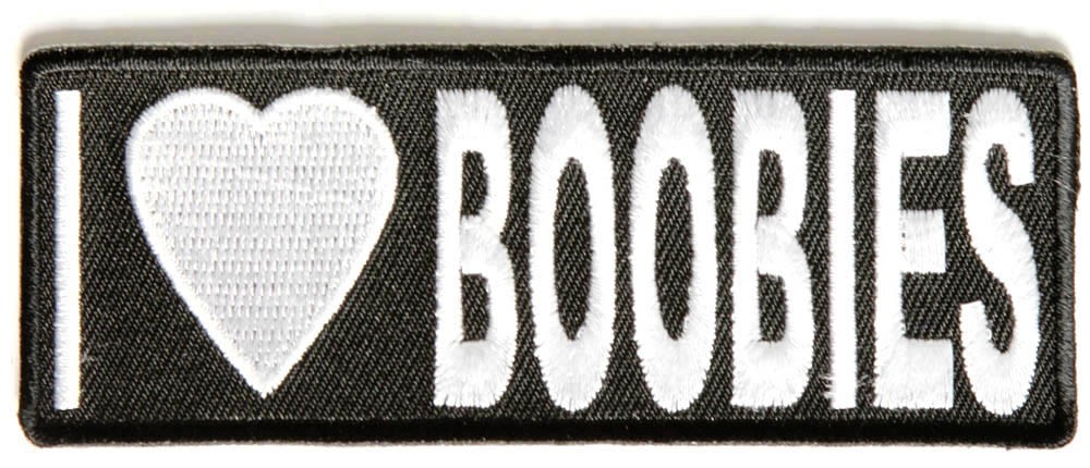 I LOVE BOOBIES PATCH