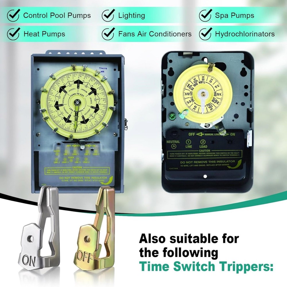 Replacement Tripper Units 156T1978A For Intermatic Time Switch Models T101 T102