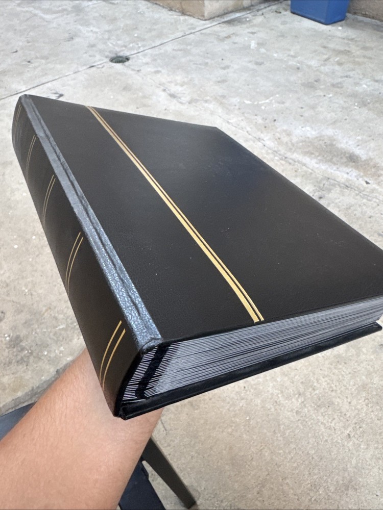 32 Page Great Condition Stockbook Glassine Interleaf Chock Full Of Stamps