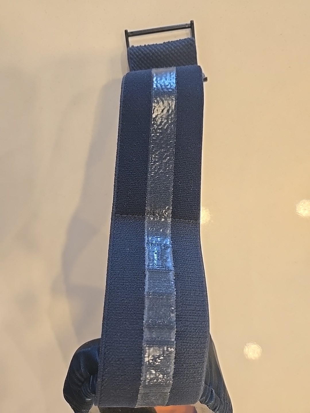 Smith 4D Mag Navy Goggles Chromapop Storm Rose Flash Lens Used Ski