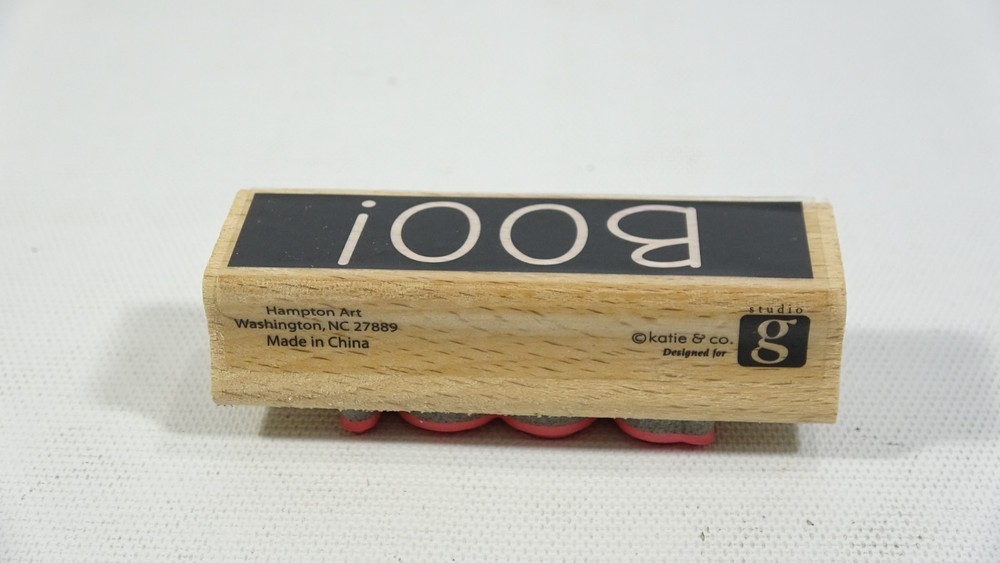 Hampton Art Stamps Boo! Rubber Stamp
