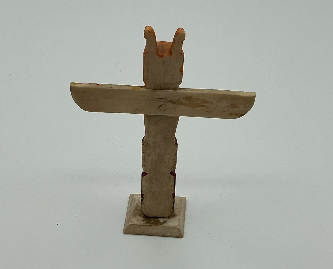 Original Hand Carved Totem; Early 1900's; Miniature 4.5"