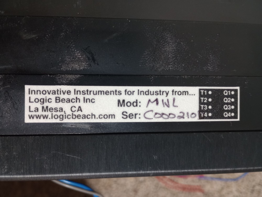 MNL ModuLogger Data Logging System - Logic Beach Inc, used