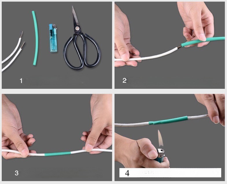 Heat Shrink Tubing Tube Dual Wall 3:1 Marine Adhesive Glue Lined Waterproof