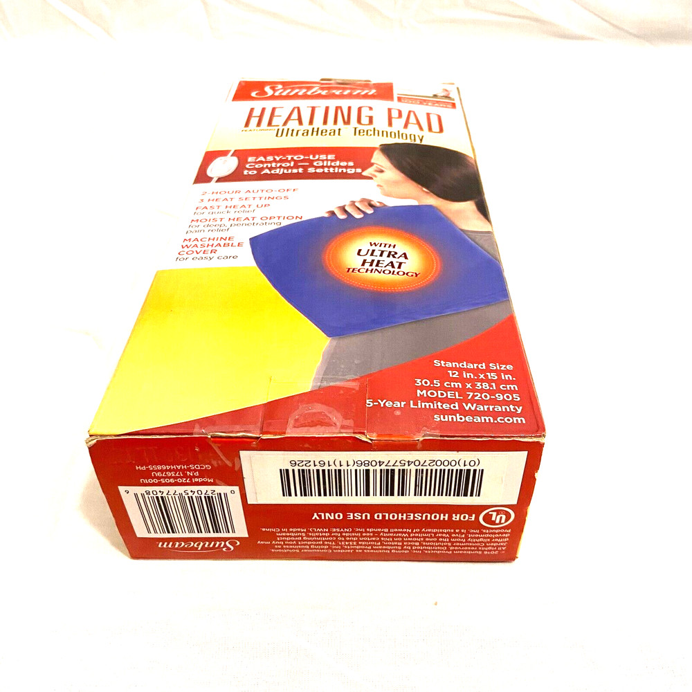 Sunbeam Heating Pad Featuring Ultraheat Technology