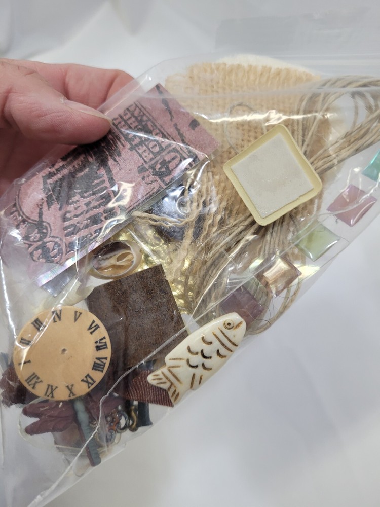 Ephemera for Card Making scrapbooking Texture Pieces Mixed Bag