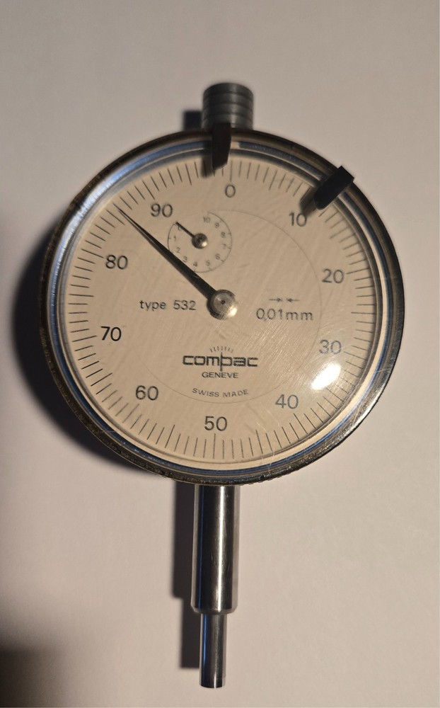COMPAC Geneve Precision Dial Indicator SWISS made Type 532