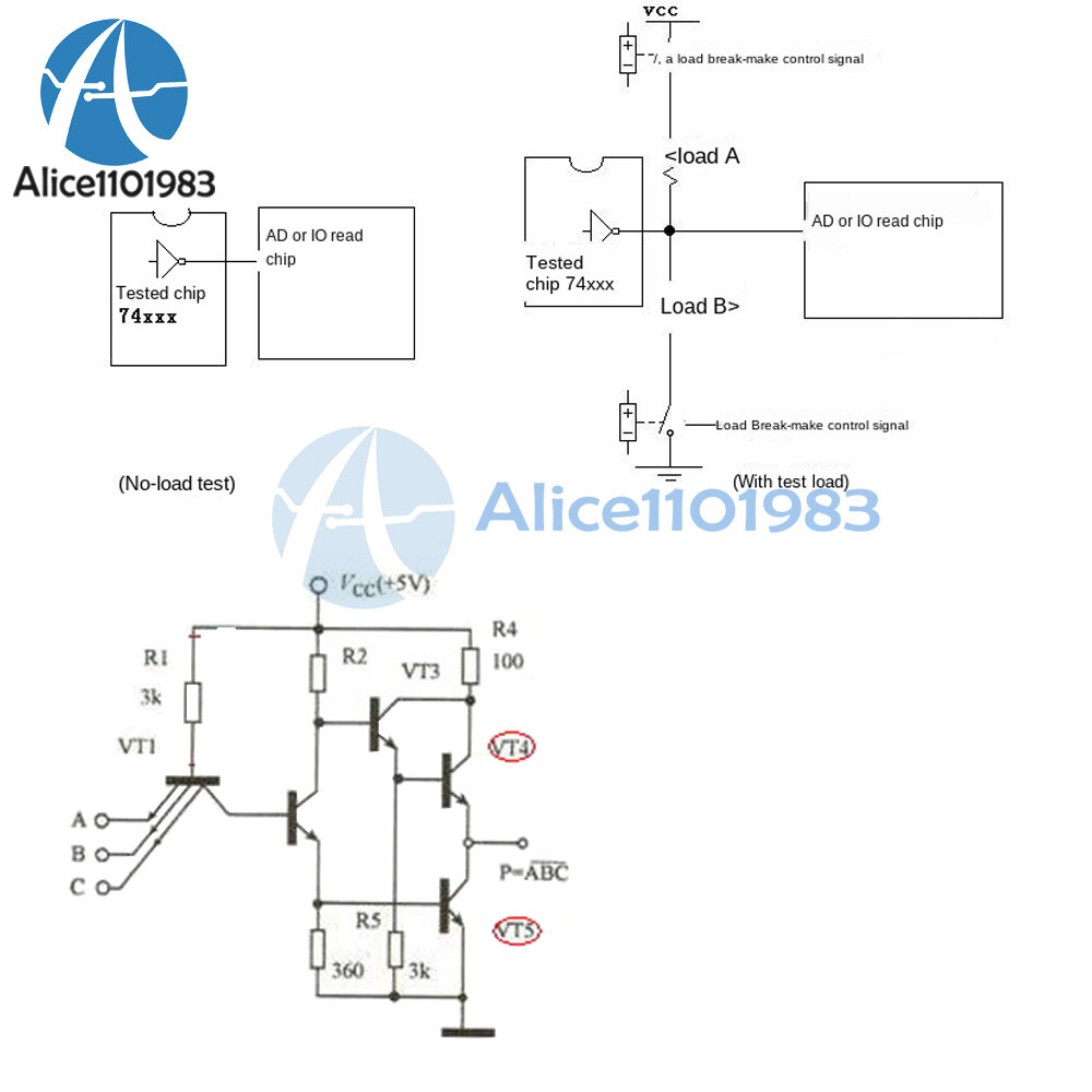 Multi-functional Integrated Circuit IC Chip Tester Optocoupler Transistor Tester