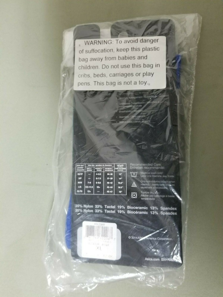 New Asics Compression Rally Leg Sleeves.