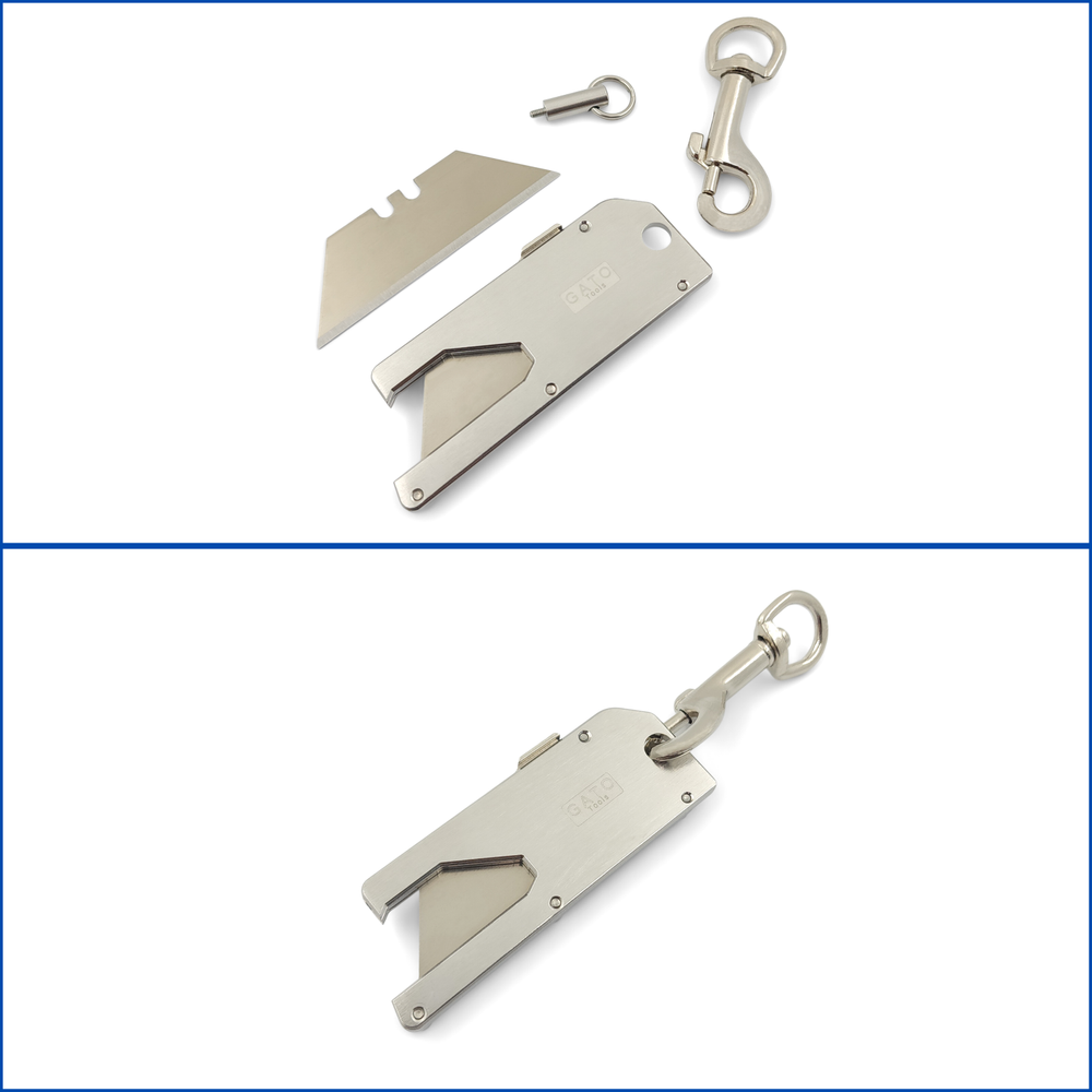 Retractable Box Mini Cutter Keychain and Box Opener, Tiny Safe Package Opener