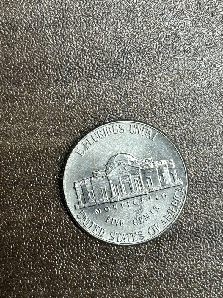 2007 strike through Jefferson nickel