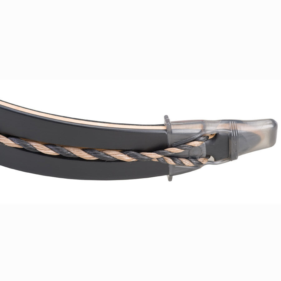 Saunders Soft Rubber Recurve Bow Tip Protector Limb End - Smoke