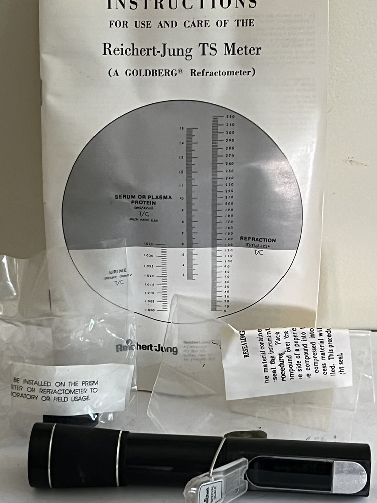 Reichert Model 10400A TS METER REFRACTOMETER. Cat# 10414, NOS.