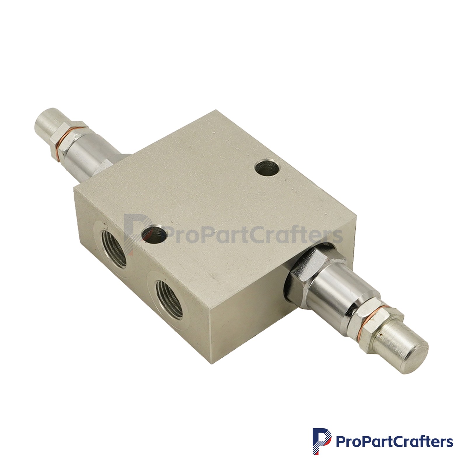 NEW Dual Crossover Hydraulic Relief Cushion Valve 12 GPM Max Flow 3/8” NPT Ports