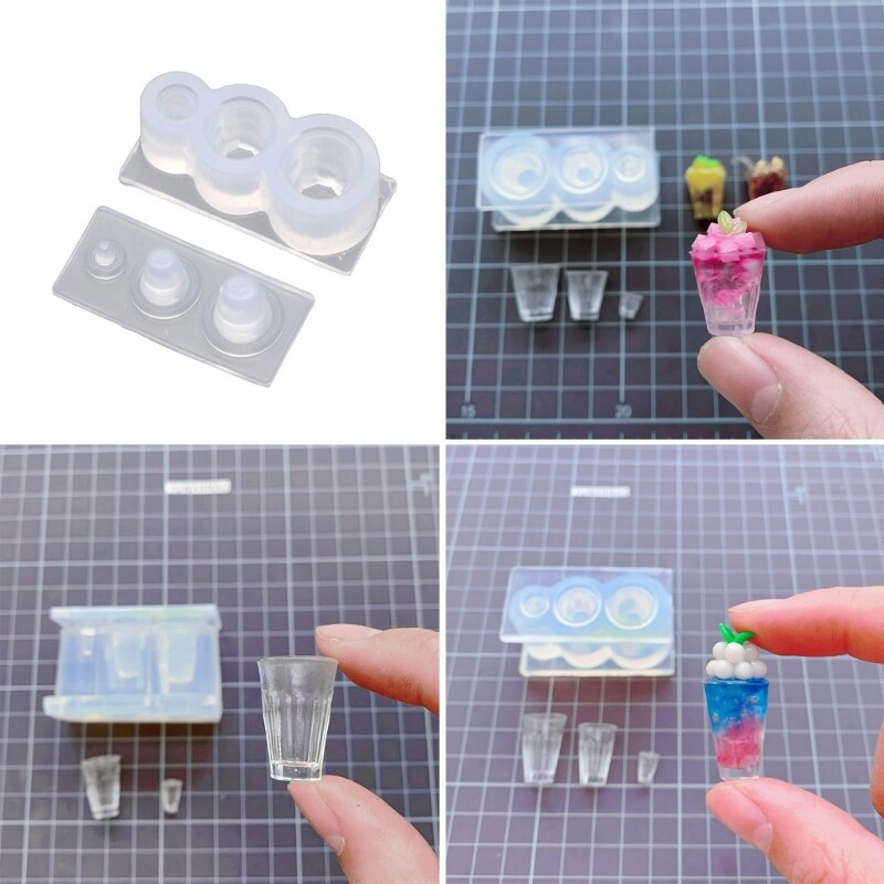Tiny Cup Silicone Molds Epoxy Resin Molds for Mini Dessert,Crafting,DIY Projects