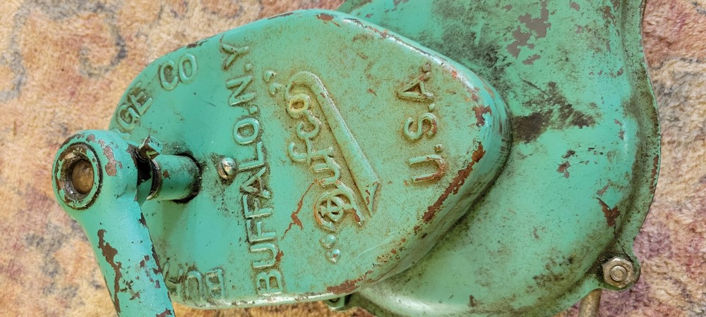 Vintage BUFFALO FORGE CO. "BUFCO" Blacksmith Forge Blower