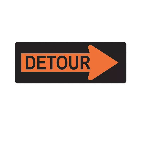 Detour Sticker Decal
