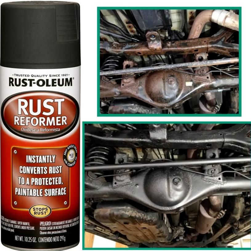 Rust-Oleum Stops Rust Converter Rust Reformer Spray Flat Black Finish 10.25 oz