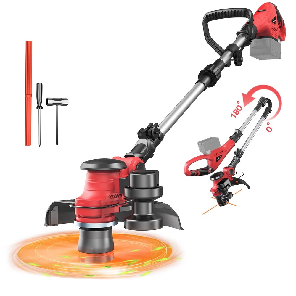 Cordless String Trimmer Compatible with Milwaukee 18V (Tool Only), Weed Eater...
