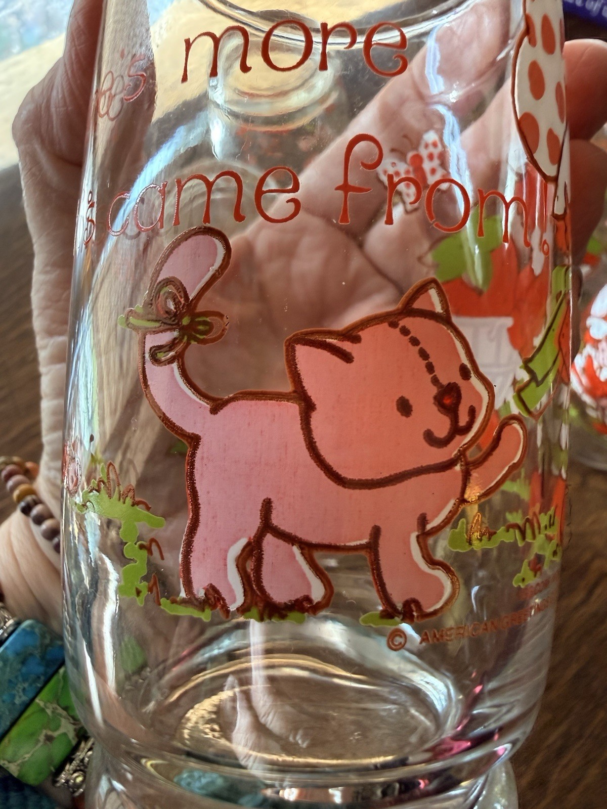 Set of 6 Vintage STRAWBERRY SHORTCAKE American Greetings 16oz Tumblers Glasses