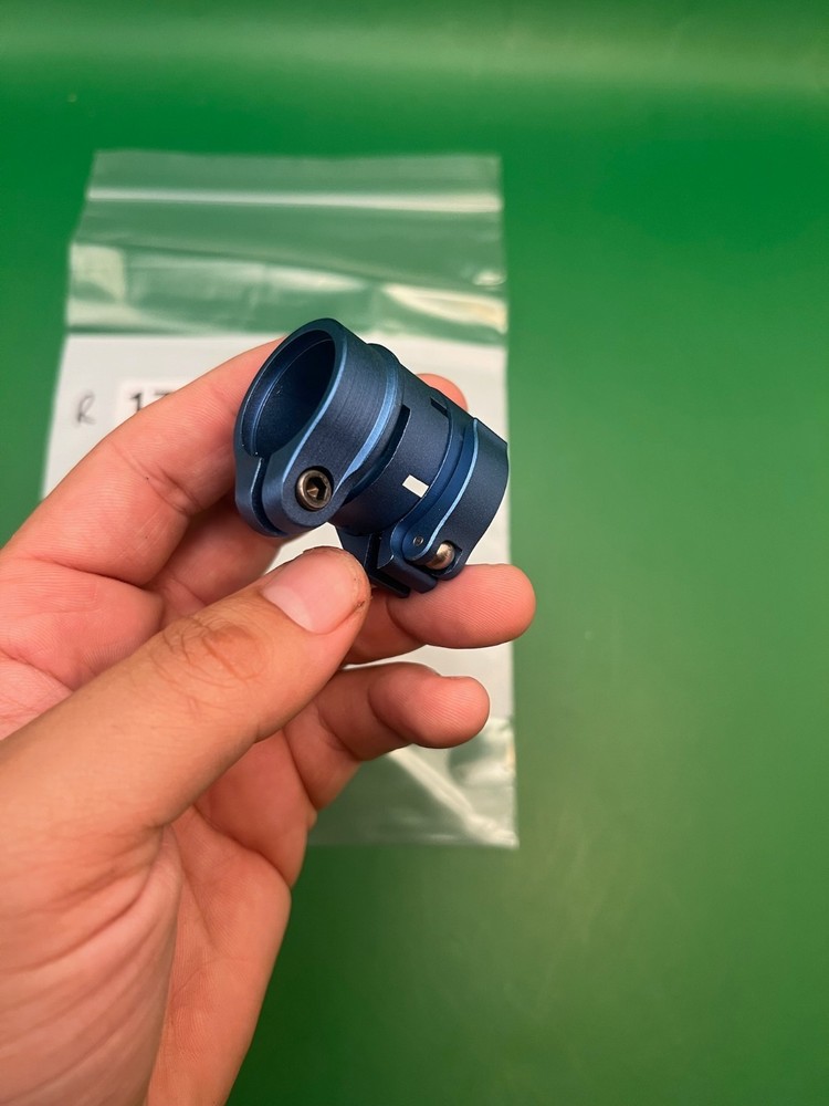 Autococker Clamping Feedneck Blue