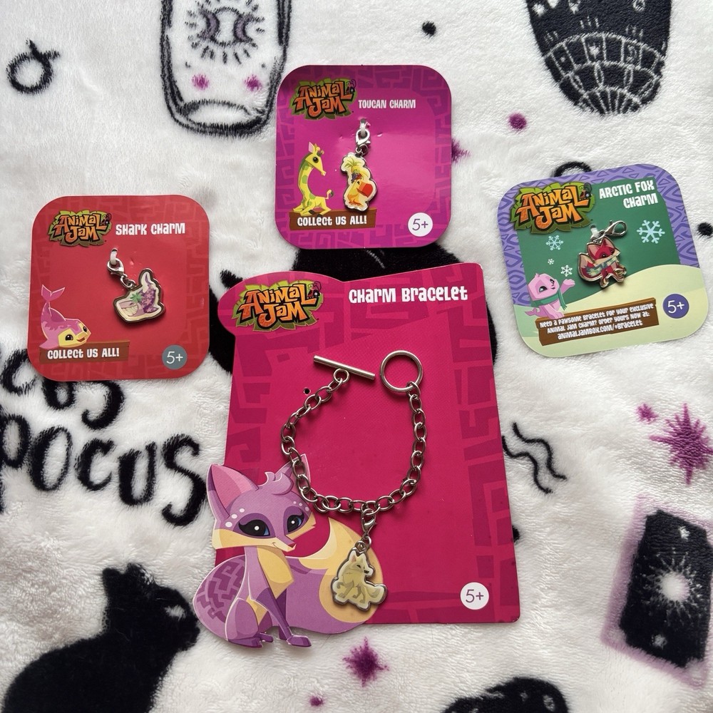 Animal Jam Subscription Box 2017 Charm Bracelet Set