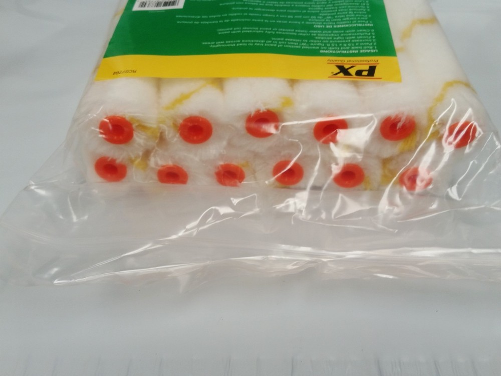 6" Paint Roller Cover #RC07764, Contractor Pack, 12 Rollers