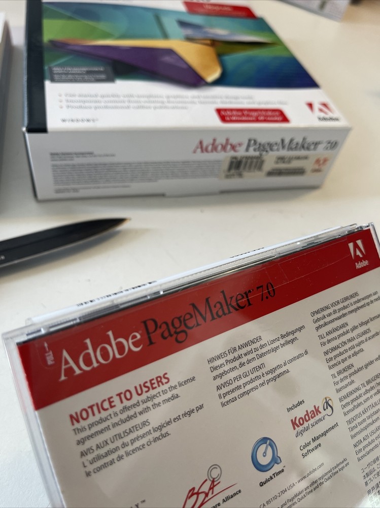 NEW Adobe PageMaker 7.0 for Windows Upgrade Version