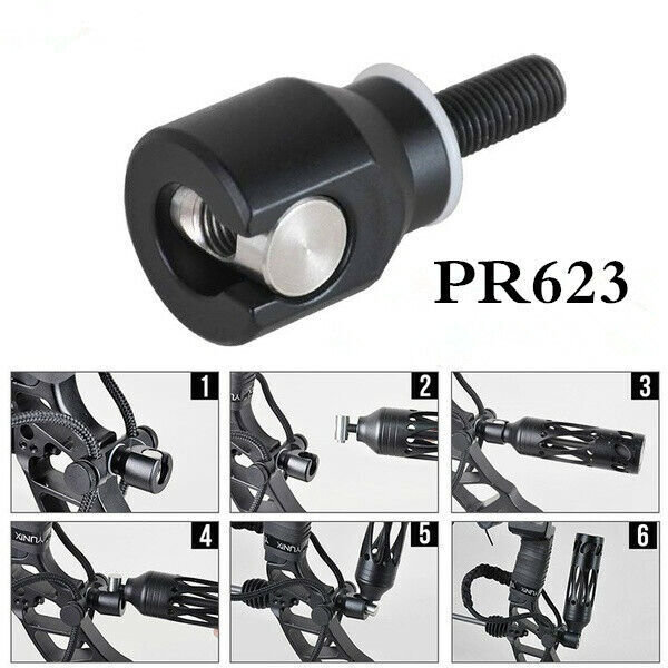 Archery Bow Quick Disconnect Adapter Stabilizer Bar Aluminum Recurve Compound