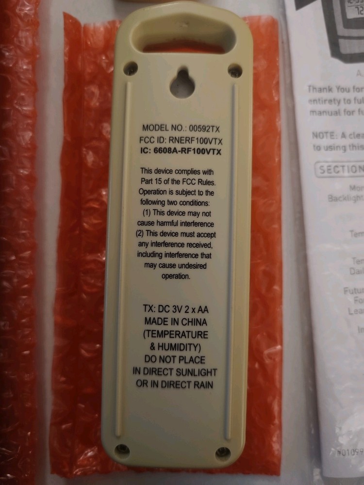 Acurite Weather Station 1099RX - Read Description