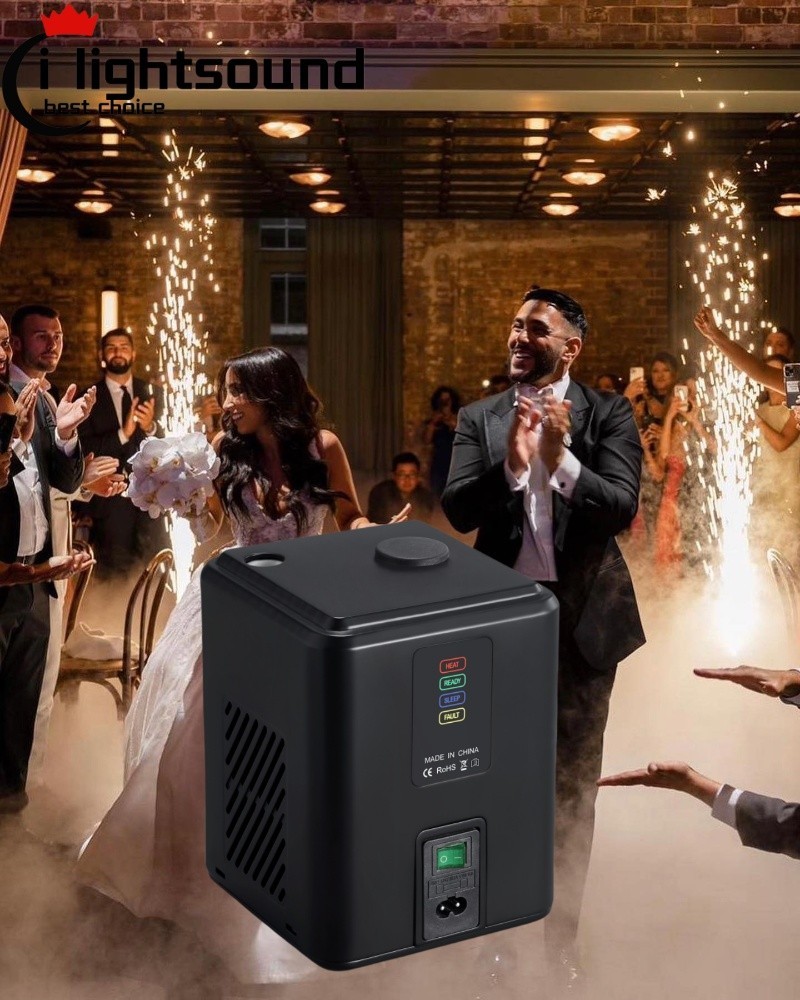 2pc Mini Cold Pyro Fireworks Machine 350W Cold Sparkler Machine Fast Ship