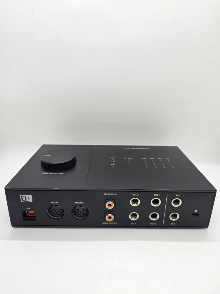 Native Instruments Komplete Audio 6 MK2 Interface With USB A Cable TESTED