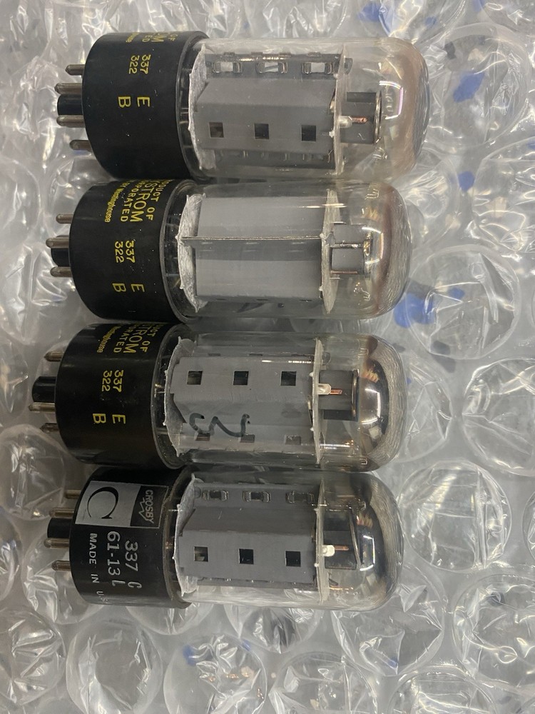 Matched Quad Westinghouse 7591 Tubes