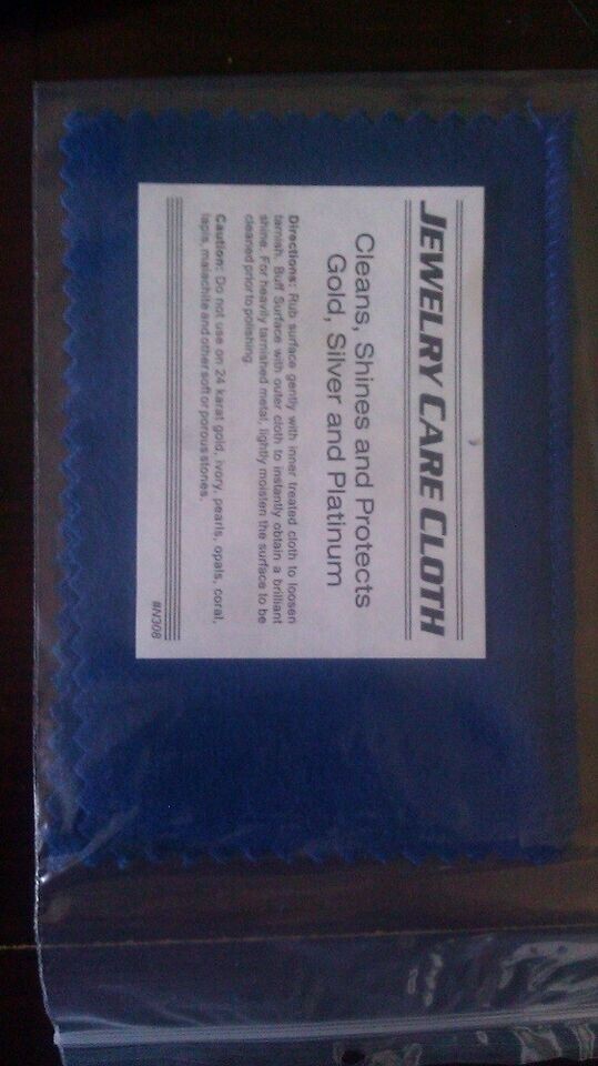 Jewelry Cleaning Polishing Cloth Silver Gold Brass Restore Shine Multiple Layer